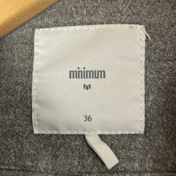 Minimum grey zip-up teela jacket size 36 - Picture 3 of 10